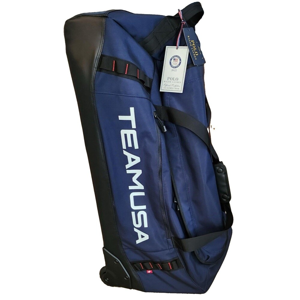 Polo Ralph Lauren Team USA Roller luggage ROLLING SUITCASE Bag Olympics 32” NEW